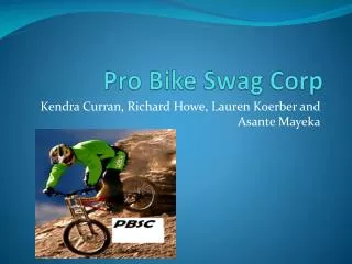 Pro Bike Swag Corp