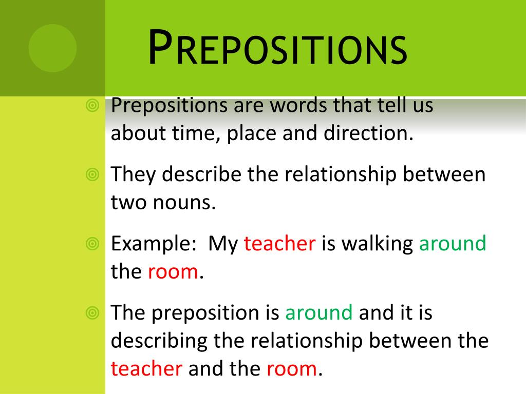 PPT - Prepositions PowerPoint Presentation, free download - ID:2506365