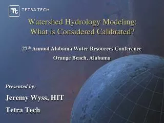 Watershed Hydrology Modeling: What is Considered Calibrated?
