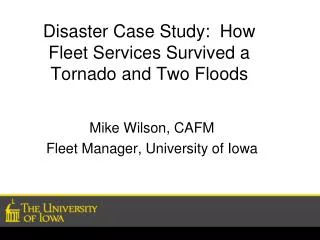 Disaster Case Study: How Fleet Services Survived a Tornado and Two Floods