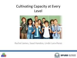 Cultivating Capacity at Every Level