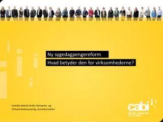ny sygedagpengereform