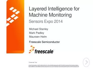 Layered Intelligence for Machine Monitoring