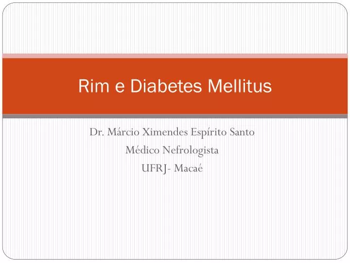 rim e diabetes mellitus