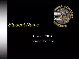 student name