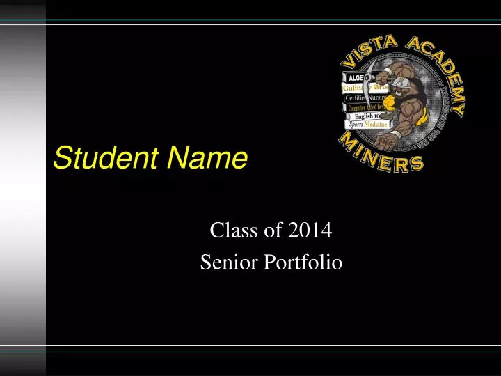 student name