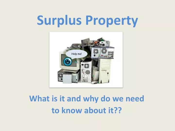 surplus property