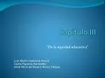 Capitulo III - slide 1