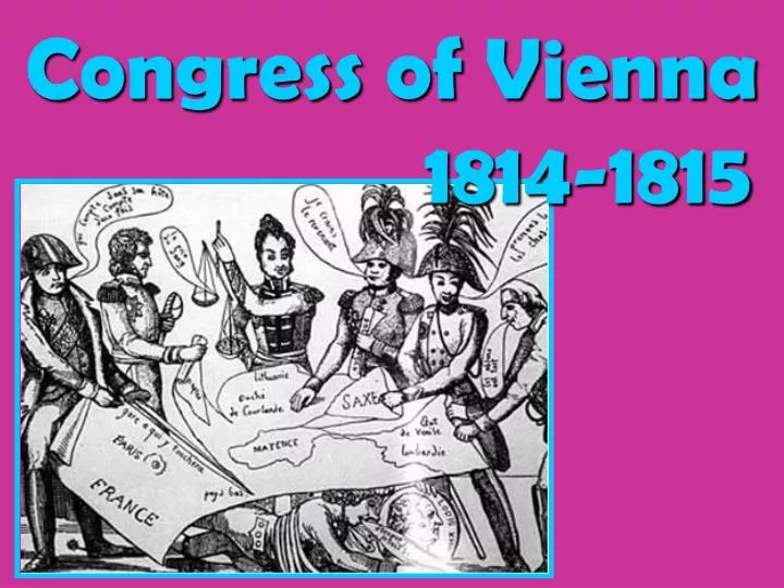 congress of vienna 1814 1815