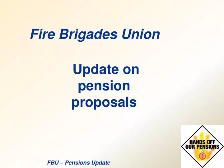 fire brigades union