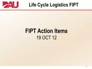 Life Cycle Logistics FIPT