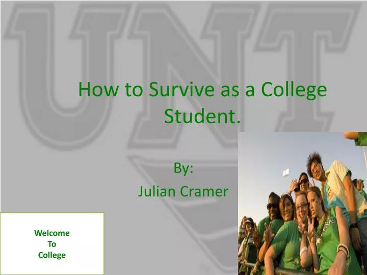 how to survive as a college s tudent