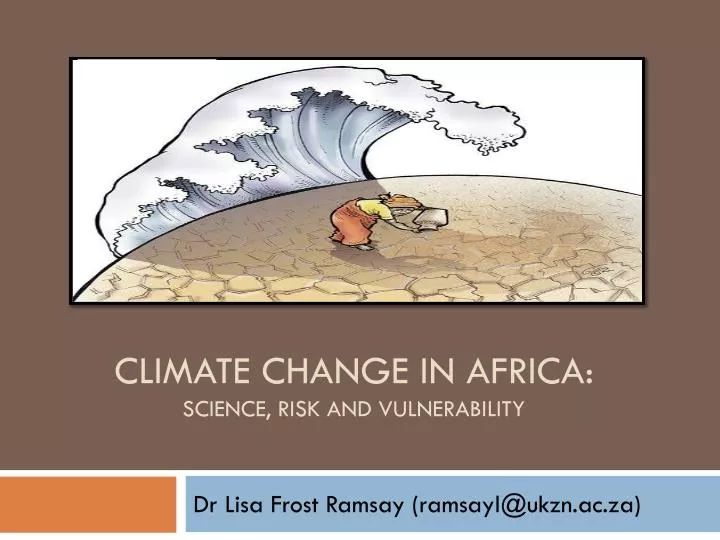 climate change in africa science risk and vulnerability