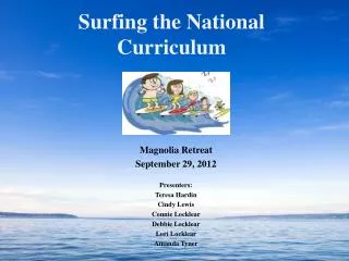 Surfing the National Curriculum
