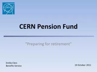 CERN Pension Fund