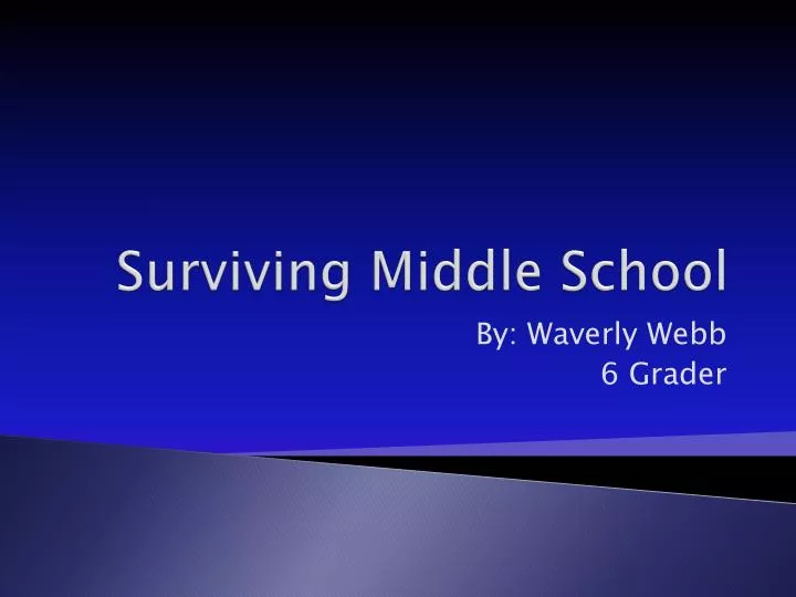 surviving middle school