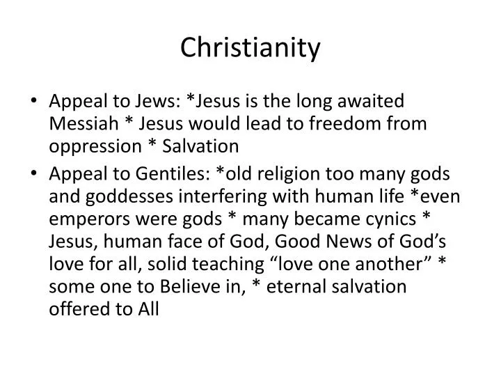 christianity