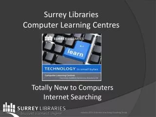 Surrey Libraries Computer Learning Centres