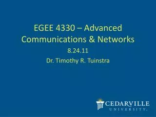 egee 4330 advanced communications networks