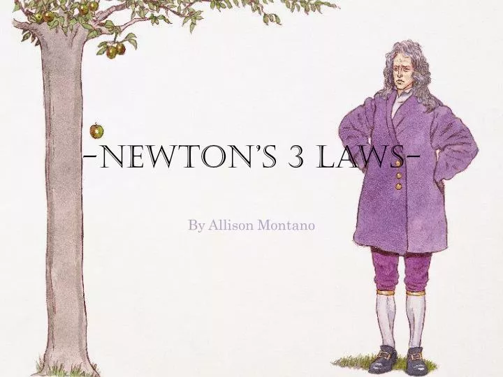 newton s 3 laws
