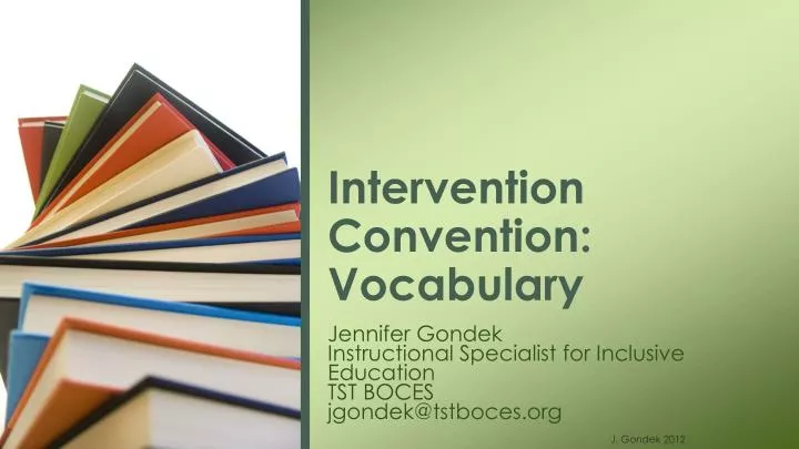 intervention convention vocabulary