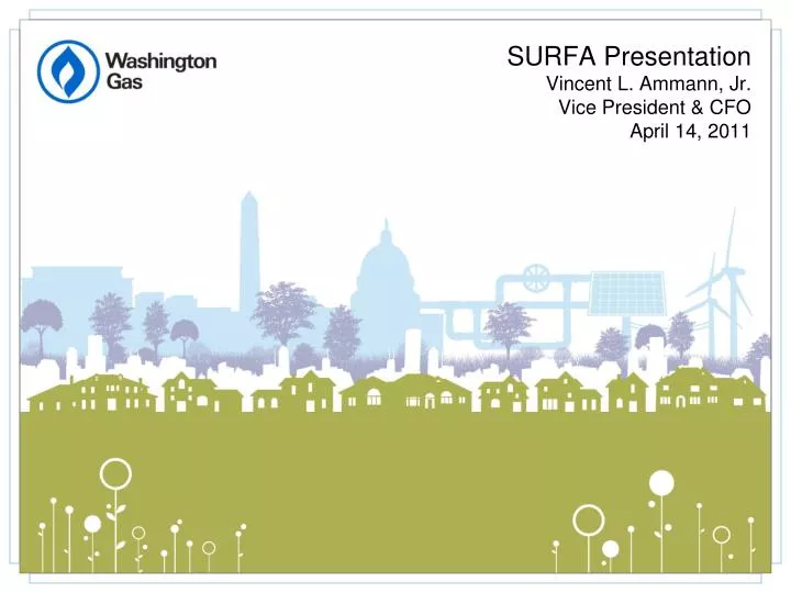 surfa presentation vincent l ammann jr vice president cfo april 14 2011