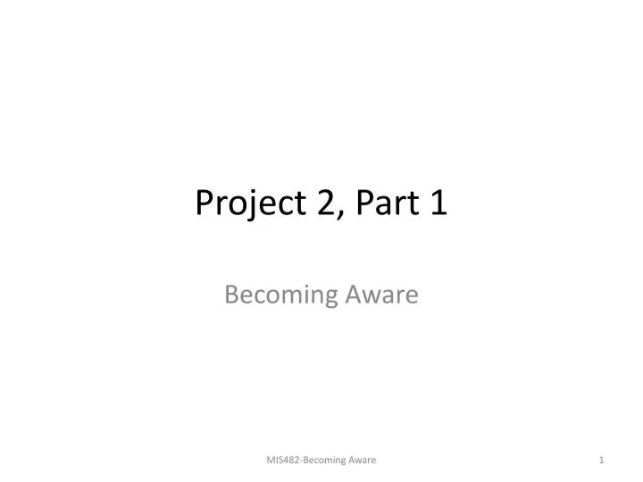project 2 part 1