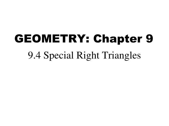 geometry chapter 9