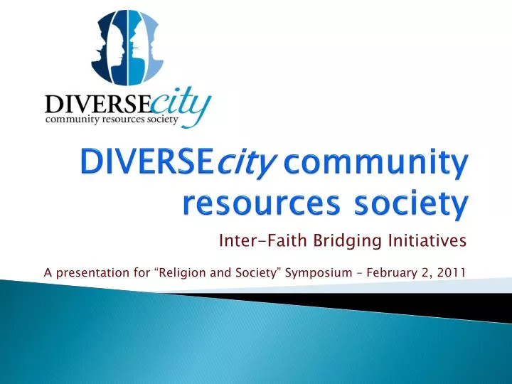 diverse city community resources society