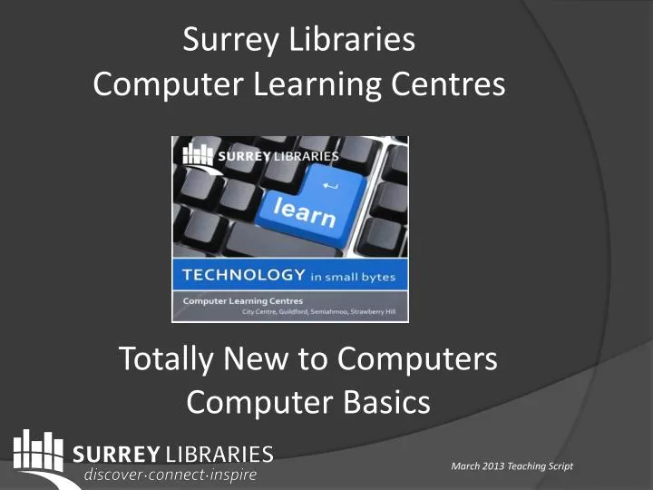 surrey libraries computer learning centres