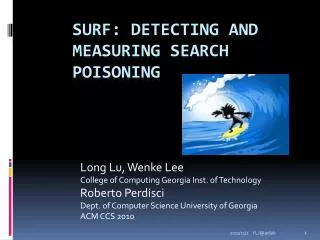 SURF: Detecting and Measuring Search Poisoning