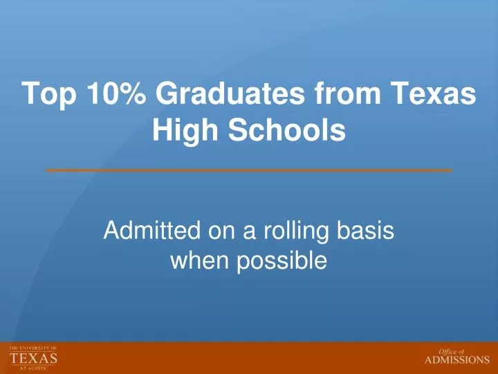 top 10 graduates from texas high schools