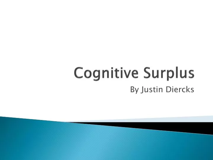 cognitive surplus