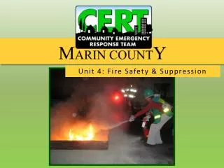 Unit 4: Fire Safety &amp; Suppression