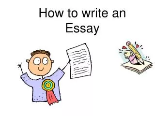 How to write an Essay