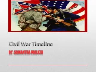 Civil War Timeline