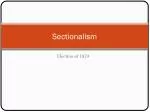 Sectionalism - slide 1