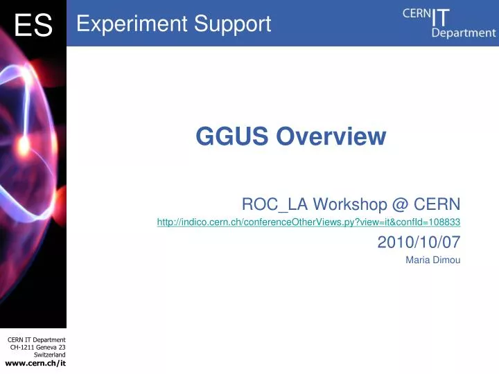 ggus overview