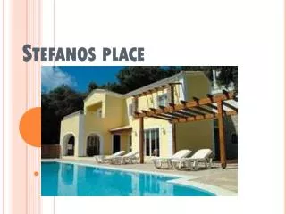 Stefanos place