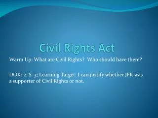 Civil Rights Act