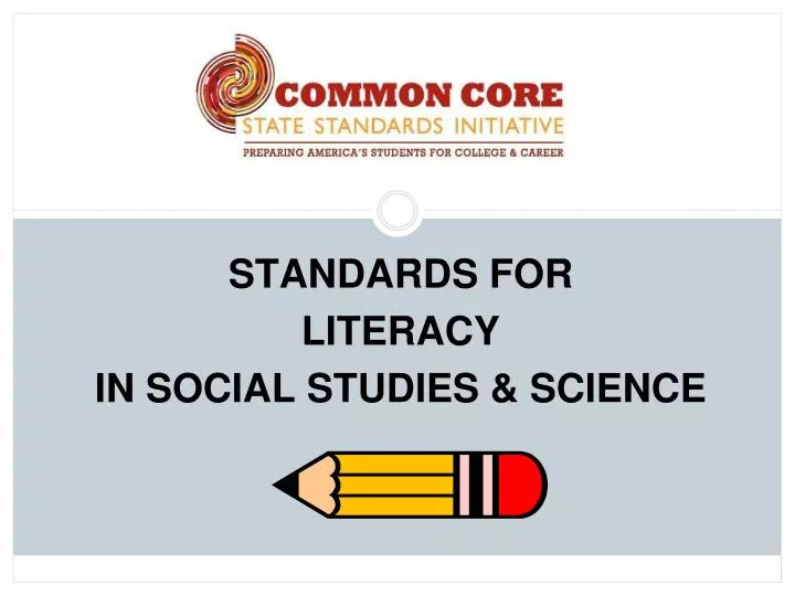 standards for literacy in social studies science