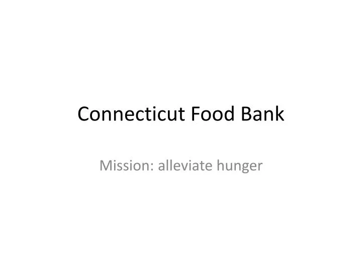 connecticut food bank