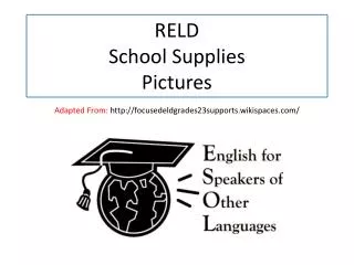 RELD School Supplies Pictures