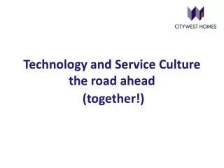 Technology and Service Culture the road ahead