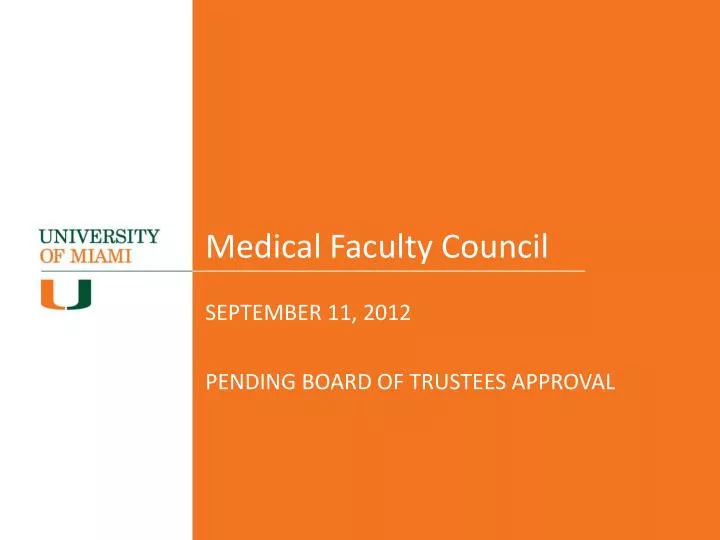 medical faculty council