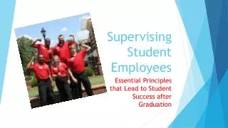 Supervising Student Employees