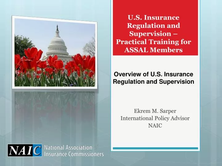 u s insurance regulation and supervision practical training for assal members