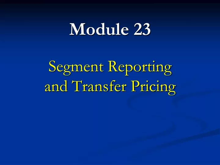 module 23