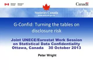 G-Confid: Turning the tables on disclosure risk