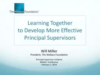Learning Together to Develop More Effective Principal Supervisors